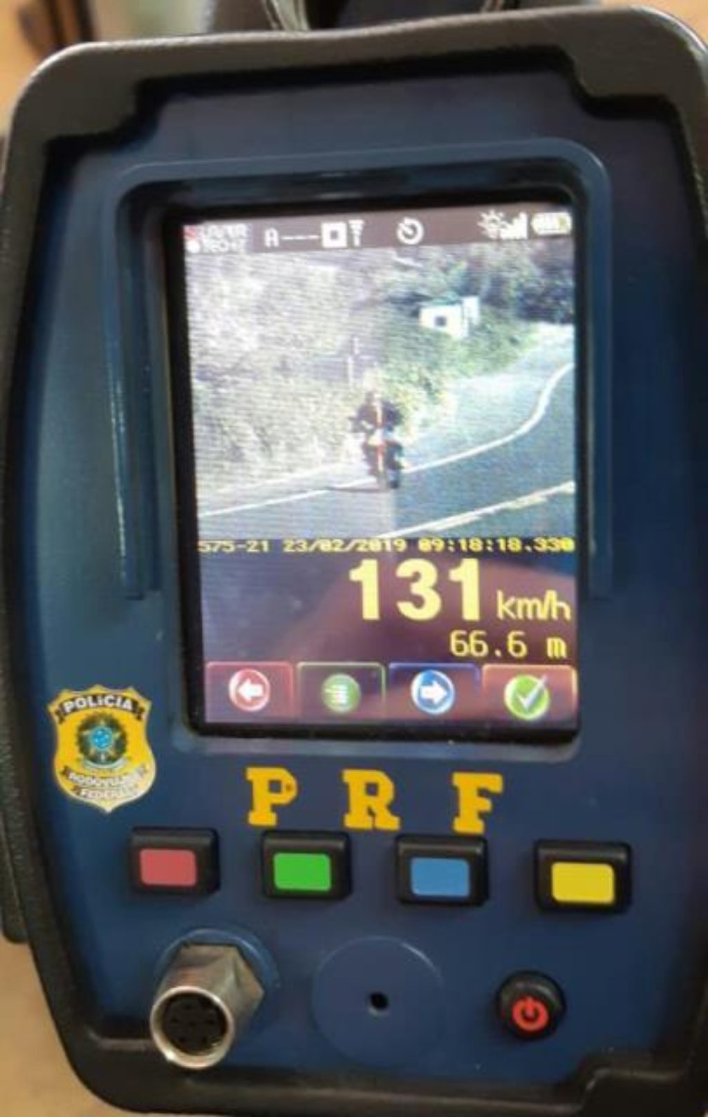 PRF autua 127 veículos por excesso de velocidade em duas horas na BR 386