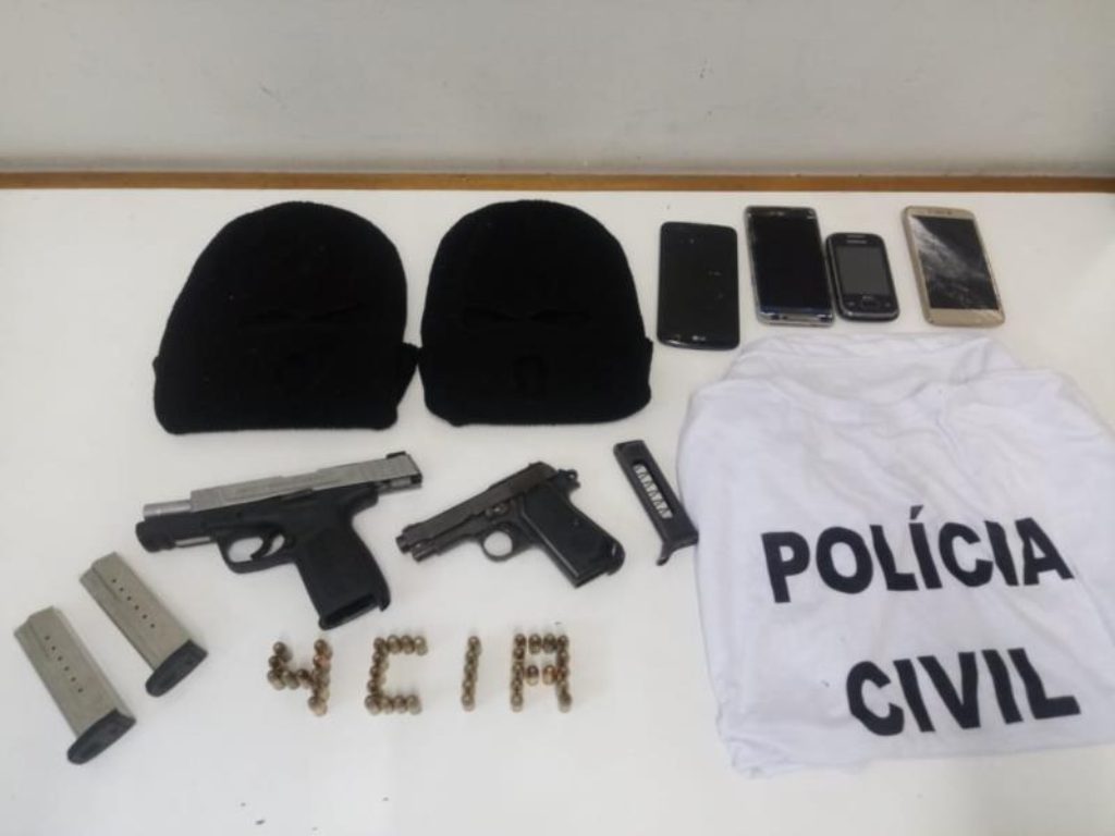Brigada Militar de Candelária prende quatro indivíduos durante assalto em residência