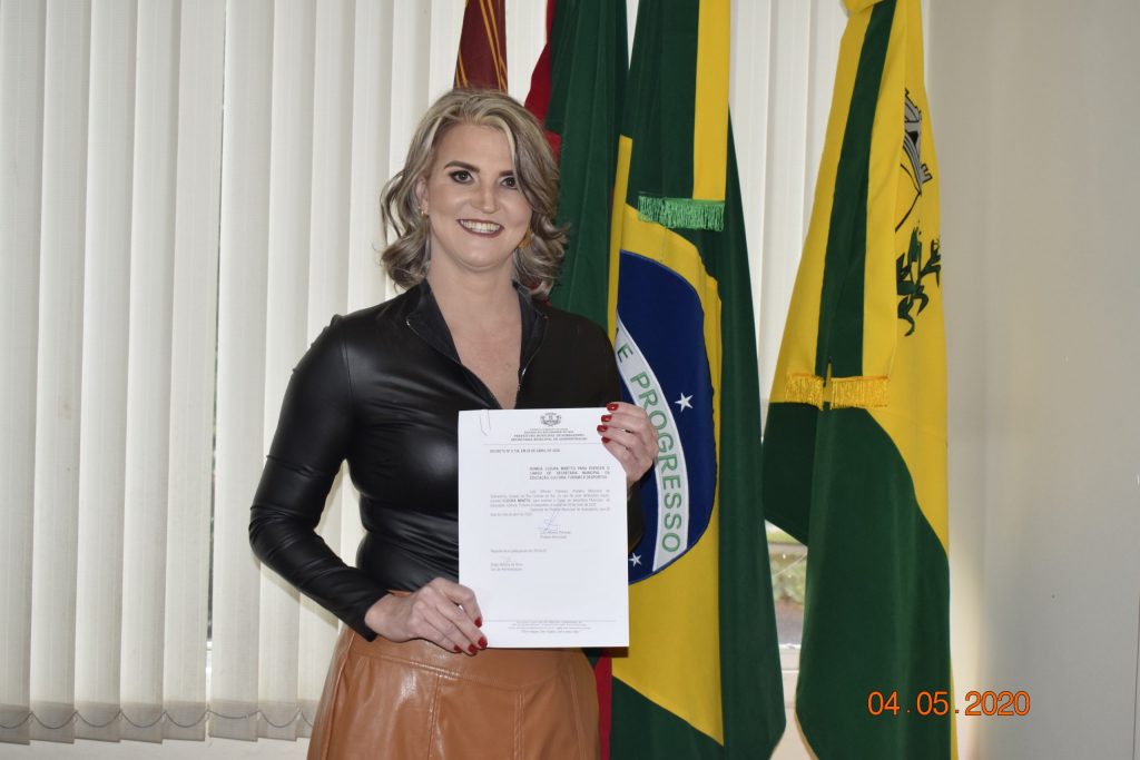 Cleura Minetto é a nova Secretária de Educação, Cultura, Turismo e Desporto de Sobradinho