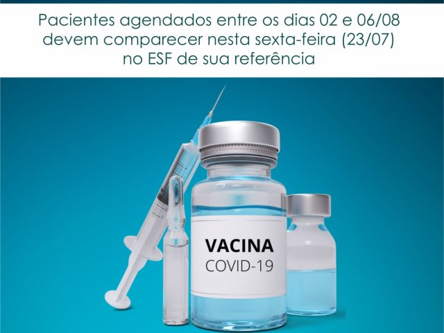 2ª dose de vacina contra a COVID-19 é antecipada em Sobradinho