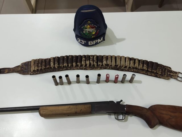 Brigada Militar prende homem por posse irregular de arma de fogo