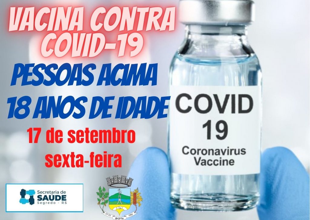 Segredo realiza mais uma etapa da vacinação contra a Covid-19 nesta sexta-feira