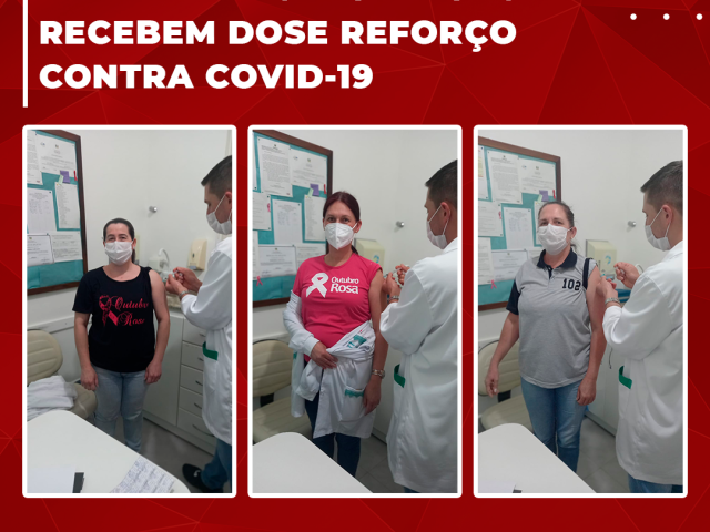 Estrela Velha vacina profissionais de saúde com dose de reforço contra a Covid-19