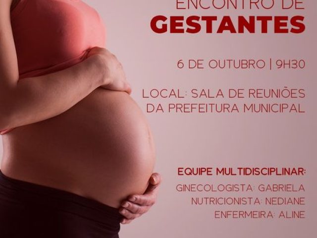 Estrela Velha promove encontro com gestantes