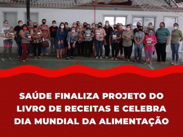 Estrela Velha finalizou a entrega dos livros de receitas do SUS