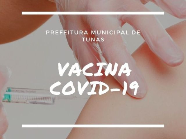 Tunas antecipa segunda dose da vacina Pfizer