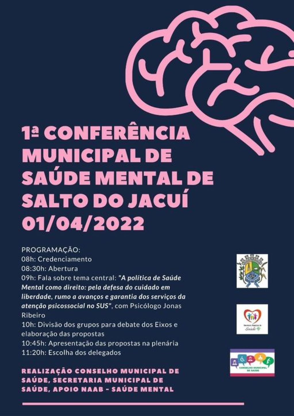 Salto do Jacuí realiza primeira conferência da Saúde Mental