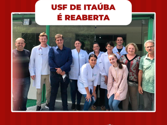 Estrela Velha reinaugura Unidade Básica de Saúde