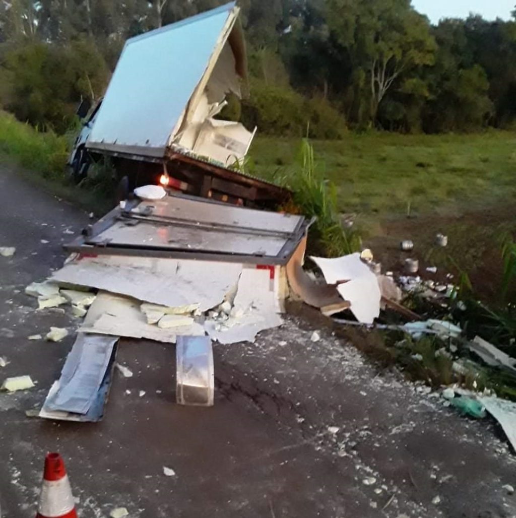 Acidente com saída de pista é registrado na VRS-817