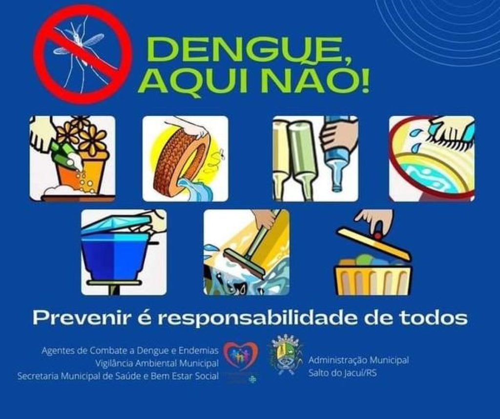 Vigilância Sanitária de Salto do Jacuí confirma dois casos de dengue