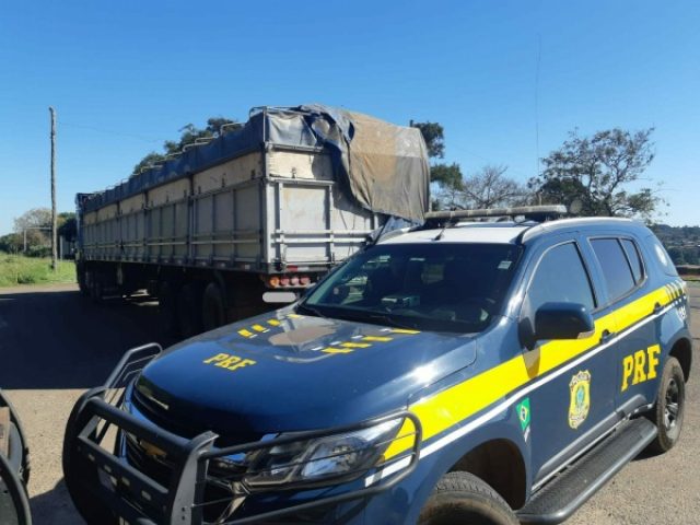 PRF prende contrabandista com uma tonelada de agrotóxicos em Cruz Alta