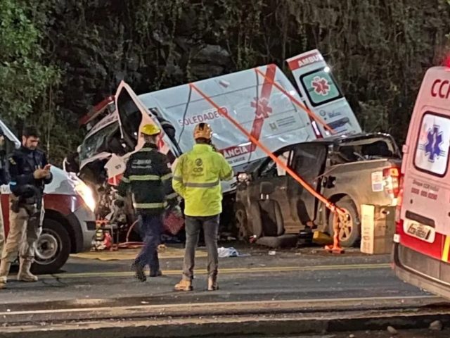 Técnica de enfermagem morre em acidente envolvendo ambulância na BR-386