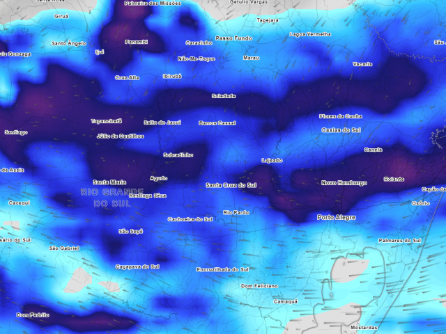 INMET emite alerta de perigo para o Sul com início da formação do ciclone extratropical!