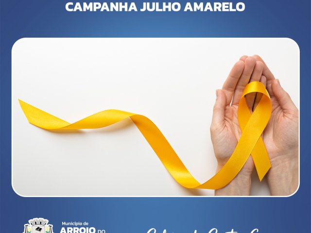 Secretaria da Saúde de Arroio do Tigre promove campanha Julho Amarelo