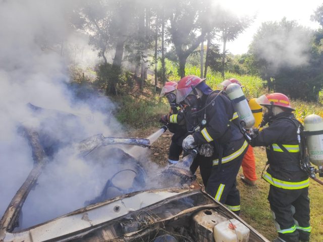 Bombeiros Voluntários de Sobradinho concluem módulo de formação em incêndios estruturais