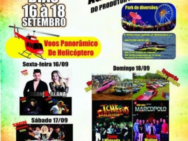 Primeira Feira do Agronegócio se aproxima com entrada e shows gratuitos